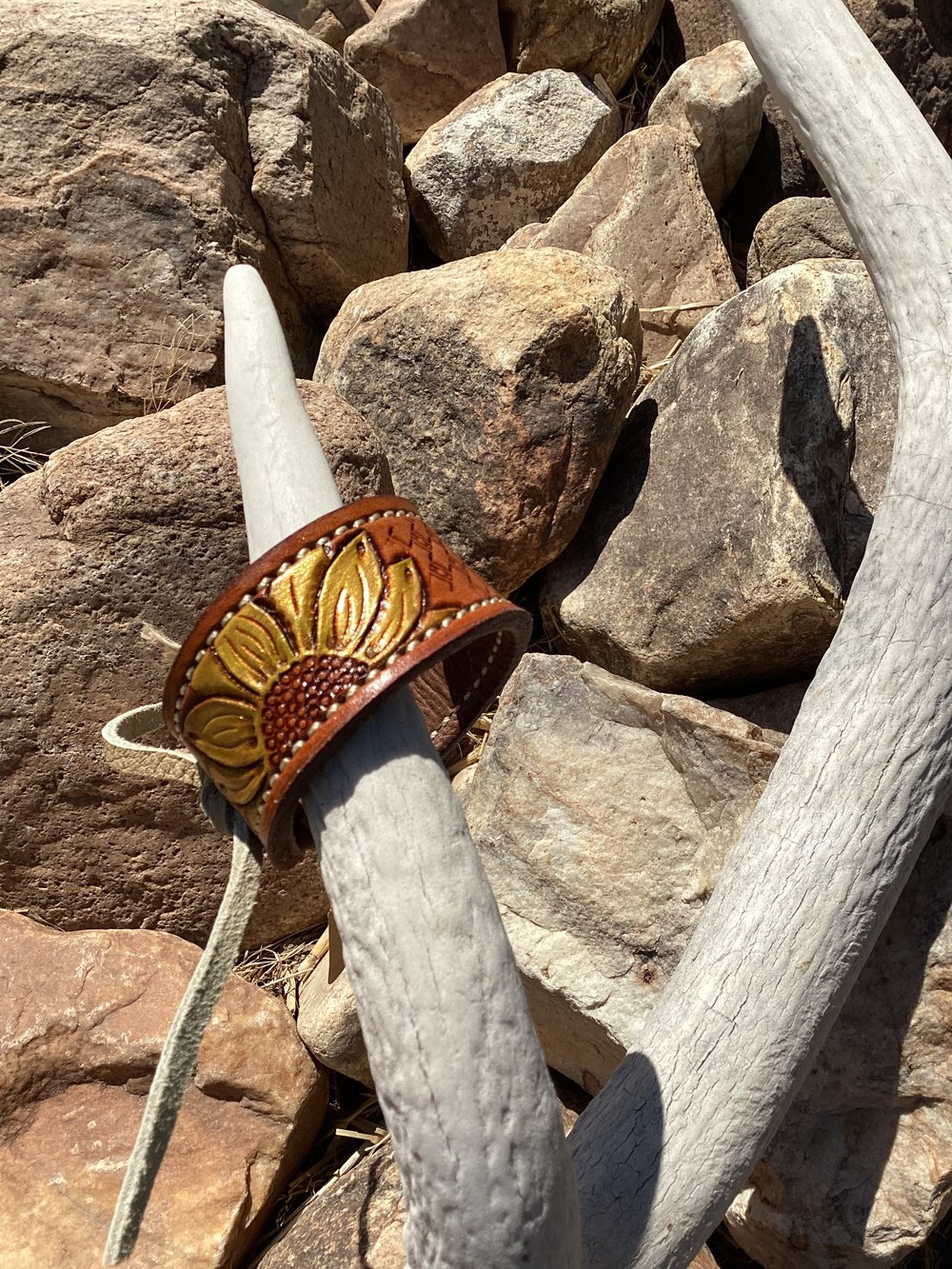 Image of Sunflower Cuff Bracelet