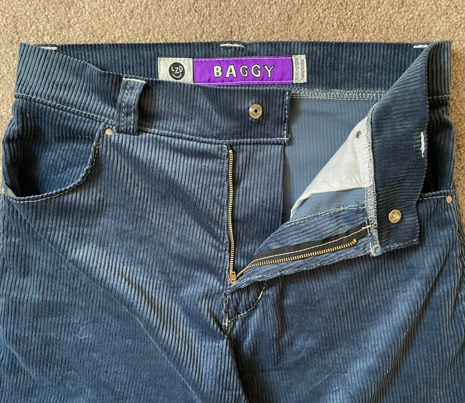 DOUBLE KNEE CORDUROY PANTS | Lizard Stuff