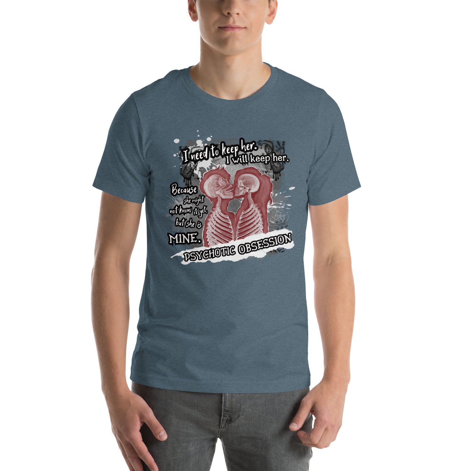 Image of Officially licensed Leigh Rivers Psychotic obsession Tobias & Aria Unisex t-shirt