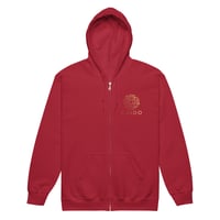Image 3 of Unisex Heavy Blend Zip Hoodie | Gildan 18600 | Logo + Name