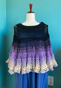 Image 1 of Boho Poncho Black Orchid