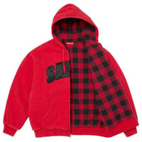 Image 2 of S4LEM Supreme Hooded Sweatshirt Red