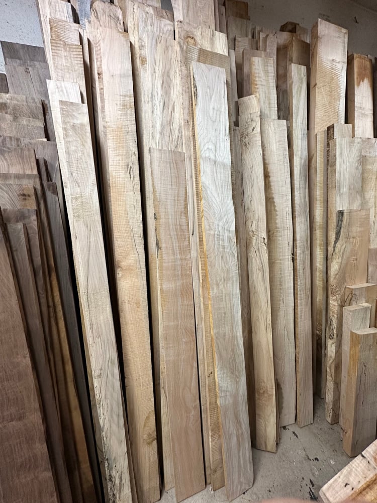 4/4 big leaf maple | Windwood LLC