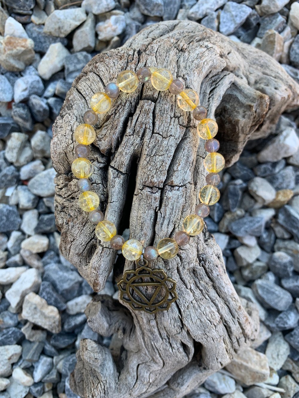 Image of Reiki Charged Solar Plexus Chakra Bracelet