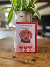 Image 1 of Favourite Sausage Card