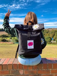 Image 3 of ROLO - roll top rucksack with oops a daisy