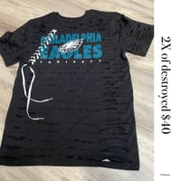 2X Eagle black PHL lace destroyed