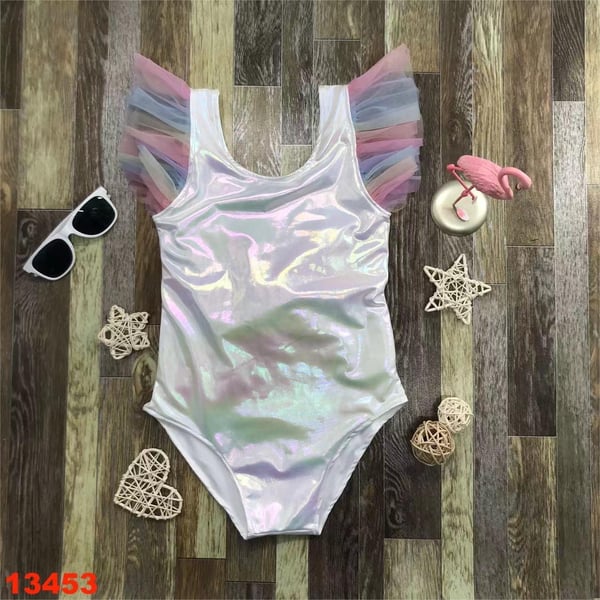 Image of Pastel with shimmer swimsuit 