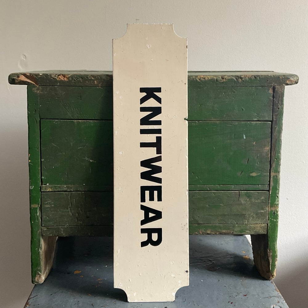 Image of Knitwear Sign