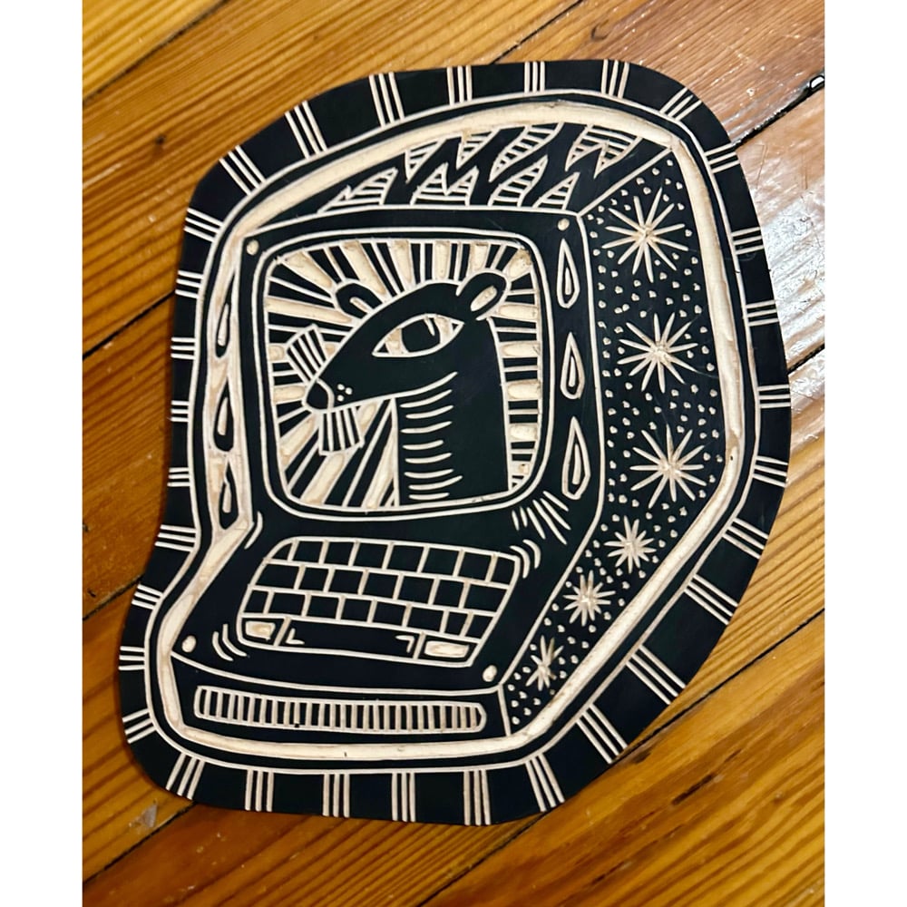 Image of Rat Computer with Stars