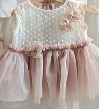 Image 2 of Sitter girls set April | size 9-12 months | old rose | cream | cake smash