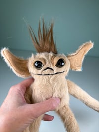 Image 2 of Small Weighted Baby Gremlin Imp - Tan