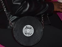Image 1 of Vintage Vibes Vinyl Record Purse – "Jewel Records" Edition