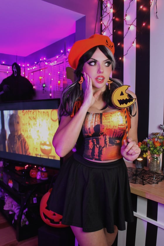 Image of The trick R treat corset top 
