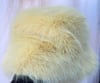Buttercup Yellow Fluffy Fur Bucket Hat