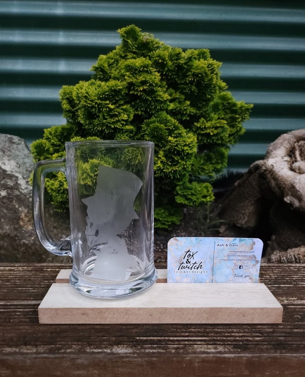 Image of Etched Beer Steins