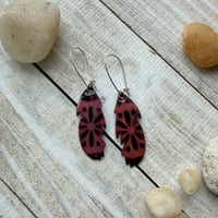 Image 1 of Suitkaaq Feathers - Glass Enamel on Copper