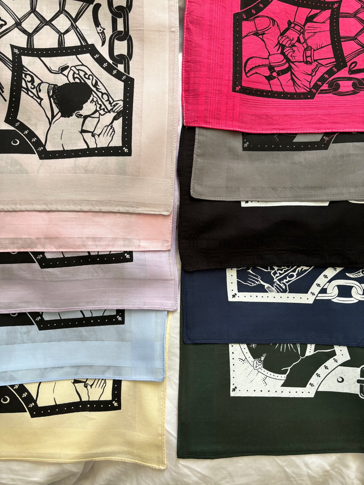 Image of Screenprinted Flagging Hanky