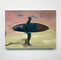 Image 3 of Painting / maleri / »Surferman« / 30x40 cm