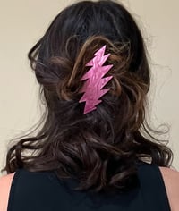 Pink Bolt Hair Barrette 