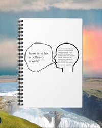 Coffee and a Walk Spiral Journal