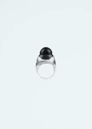 Image of LOWOOL - Black Frog Eye Ring