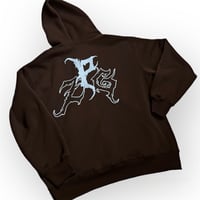 Image 3 of Premium Mocha Brown Heavy Metal Hoodie (REP INSPIRED)