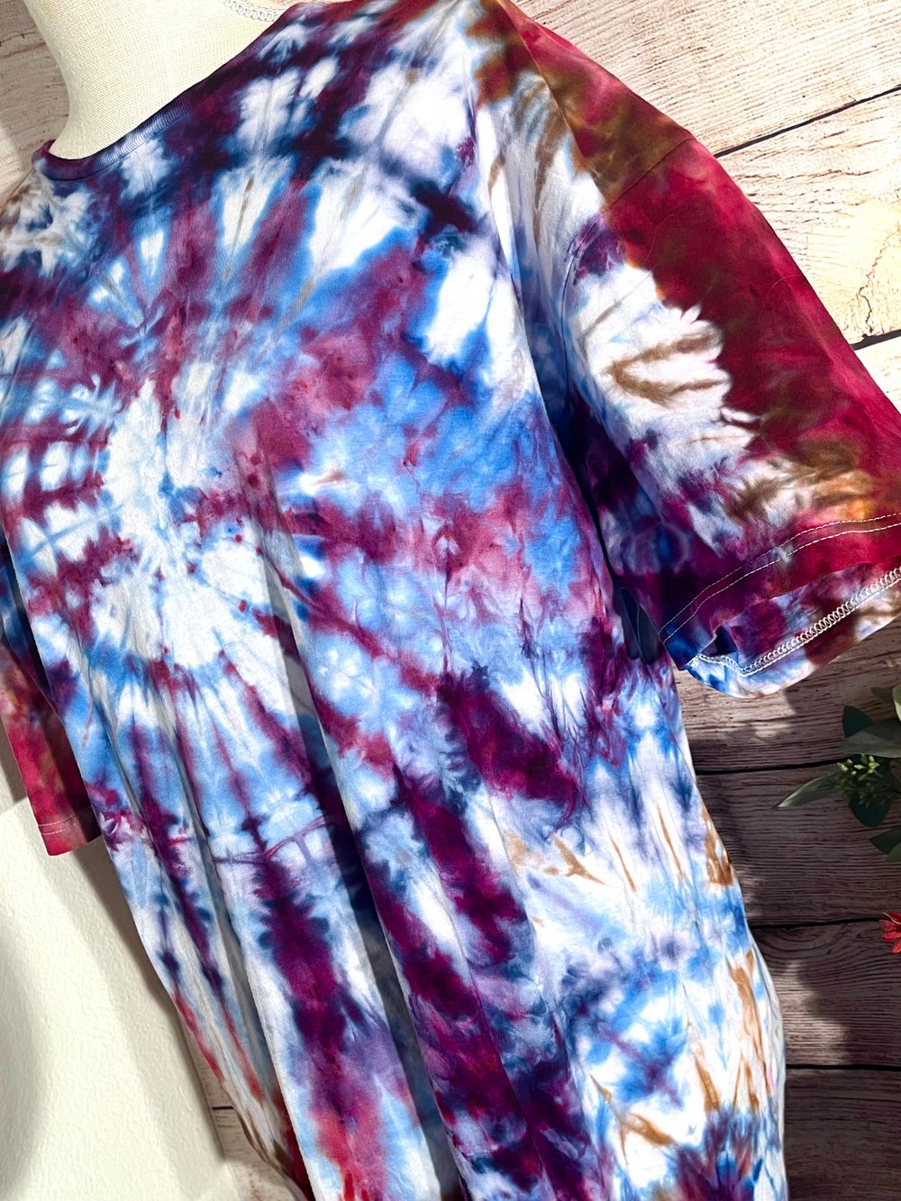 Image of Spiral Dream Ice Tie Dye Tee Size 2X