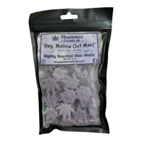 Hey, Mellow Out Man Wax Melt Hemp Leaves