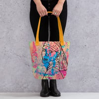 Image 2 of Gorl With Pearl Earring Tote Bag