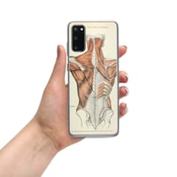 Image 11 of Antique Anatomical Illustration Human Posterior Musculature Clear Case for Samsung®