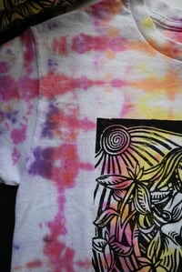 Image 3 of “A vision, held close.” Block Print T-Shirt