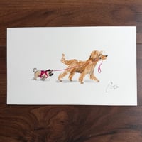 ORIGINAL ARTWORK - Taking the Lead II - 25x15cm