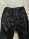 early 1970s black metallic western trousers