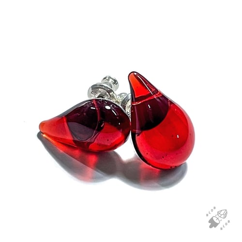 Image of Blood Drop Studs