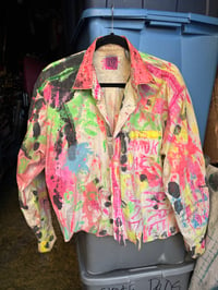 Image 3 of DAYGLO PAINTED BUTTON DOWN 