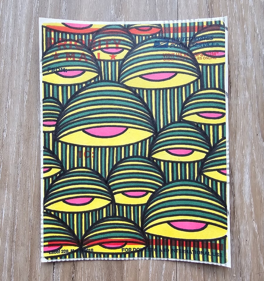 Image of Original Drawn on Label ..