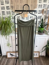 Image 1 of olive long skirt 