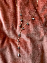 Image 1 of Keshi lariat necklace 