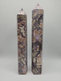 Image 1 of Cherry Flower Agate Crystal 10" Towers - 2 Styles