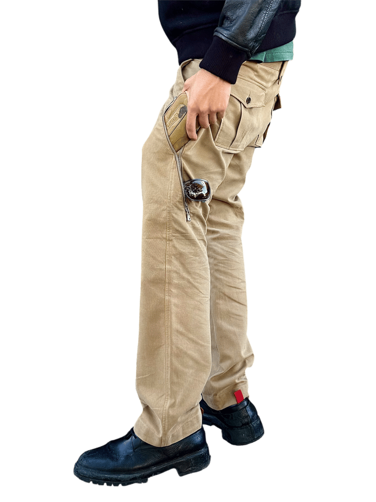 Image of DOLCE & GABBANA Side-zip Chino's