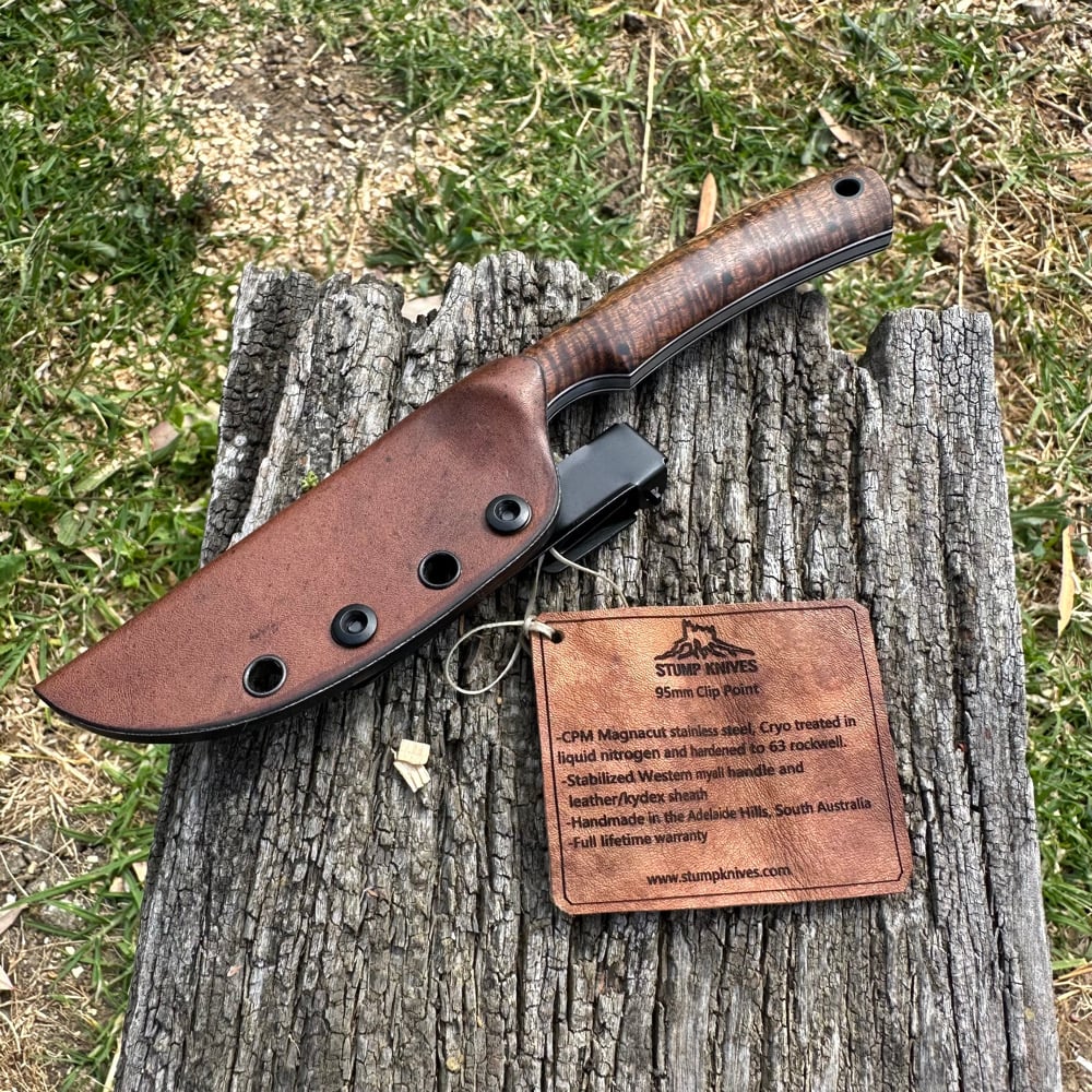 Image of 95mm Clip Point Magnacut Myall