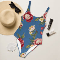 Image 1 of One-Piece Swimsuit (full floral)