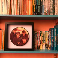 Image 2 of The Beatles, framed original 7" vinyl records