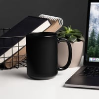 Image 2 of KDH Circle Logo Black Glossy Mug