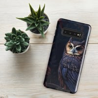 Image 6 of Baroque Style Gothic Inspired Owl Oil Painting Tough case for Samsung®