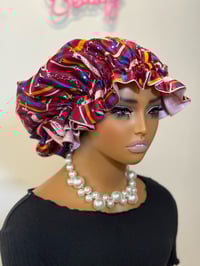 Image 4 of Double Layer Satin Hair Bonnet