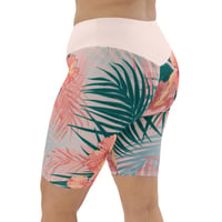 Image 5 of BOSSFITTED Flower Print Biker Shorts