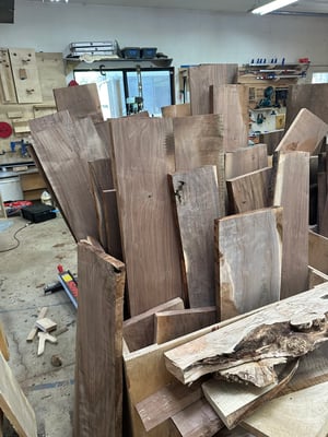 Figured shorts, shorts, and by the pound wood