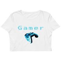 Image 2 of GAMER ORGANIC CROP TOP